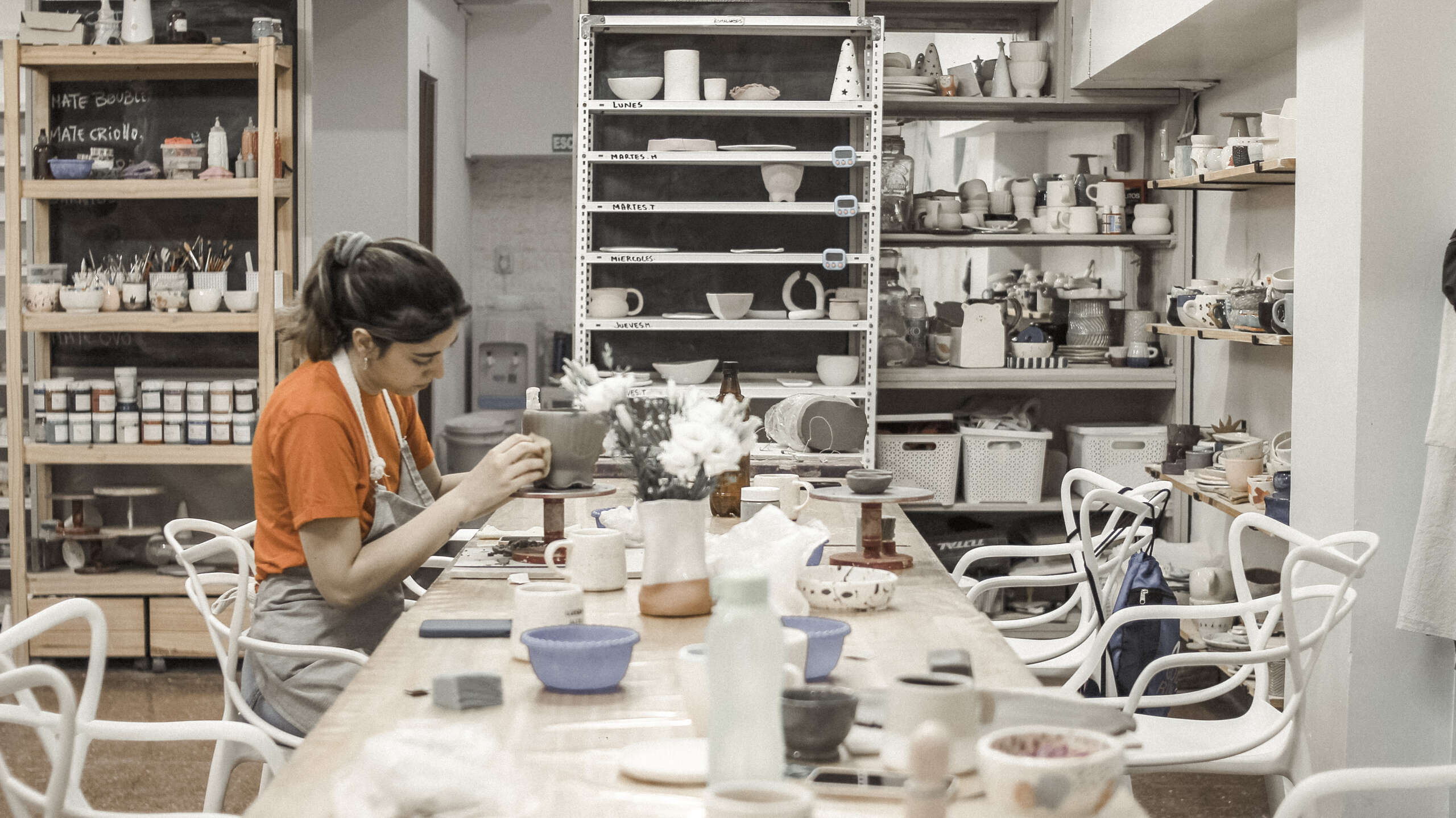 Taller de cerámica artesanal